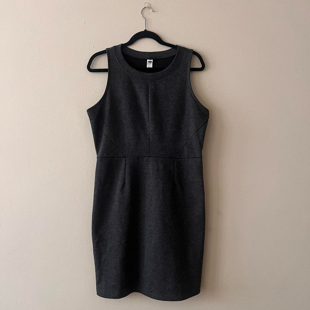 Dark Grey Sheath Dress